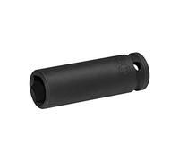 Jetech 1/2 Inch Drive 17mm Deep Impact Socket con design a 6 punti, acciaio legato al cromo molibdeno trattato termicamente, metrico