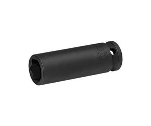 Jetech 1/2 Inch Drive 17mm Deep Impact Socket con design a 6 punti, acciaio legato al cromo molibdeno trattato termicamente, metrico