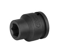 Jetech 3/4" Dr 19mm Impact Socket, metrica 3/4in Drive Impact Socket, Cr-Mo 3/4" Drive 19 mm Standard Impact Socket con design a 6 punti