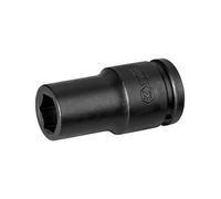 Jetech 3/4" Dr 22 mm Deep Impact Socket, Metric 3/4" Drive Deep Impact Socket, Professional Cr-Mo 3/4" Drive 22 mm Deep Impact Socket con design a 6 punti