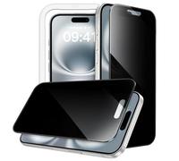 JETech 360 Gradi Privacy Pellicola Protettiva per iPhone 16 6,1 Pollici, Vetro Temperato Film Anti-Spia 4 Vie con Strumento di Installazione Facile, 2 Pezzi
