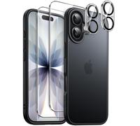 JETech 5 in 1 Cover Opaca per iPhone 17 6,3 Pollici con 2 Vetro Temperato