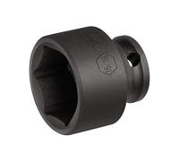 Jetech Boccola a urto standard 3/8" 15/16", realizzata in lega di acciaio al cromo molibdeno, trattato termicamente, design a 6 punti, SAE