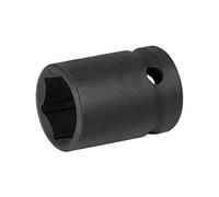 Jetech Bussola a percussione standard da 19 mm con azionamento da 1/2 pollice, realizzata in acciaio legato al cromo-molibdeno, trattata termicamente, design a 6-punti, metrica