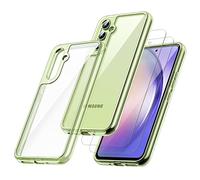 JETech Cover 3 in 1 per Samsung Galaxy A54, Anti-Ingiallimento, Lime