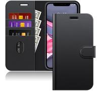 JETech Cover a Portafoglio per iPhone 11 da 6,1 Pollici Custodia Flip Magnetica