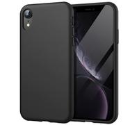 JETech Cover in Silicone per iPhone XR 6,1 Pollici, Protettiva per Tutto il Corpo Morbida al Tatto, Custodia Antiurto (Nero)