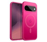 JETech Cover Magnetica Opaco per Google Pixel 11, Ibisco | Compatibile con MagSafe, Compatibile con Pixelsnap Caricabatterie, Retro Traslucido, Impugnatura Antiscivolo, Antiurto