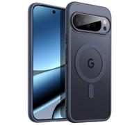 JETech Cover Magnetica per Google Pixel 10 Pro XL 2025, Compatibile con MagSafe ed Caricatore Pixelsnap, Traslucida Opaco Retro Antiurto Cellulare Custodia (Grigio Argento)