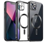 JETech Cover Magnetica per iPhone 13, Nero
