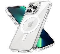 JETech Cover Magnetica per iPhone 13 Pro, Trasparente
