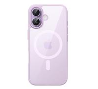JETech Cover Magnetica per iPhone 17, Lavanda | Compatibile con MagSafe, Custodia Cornice Opaca in TPU a Tinta Unita, Retro Trasparente, Bumper Antiurto