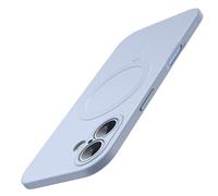 JETech Cover Magnetica Slim per iPhone 17, Azzurro nebbia | Compatibile con MagSafe, Protezione Completa della Fotocamera, Custodia Protettiva in TPU Morbido, Finitura Opaca, Antiurto