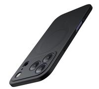 JETech Cover Magnetica Slim per iPhone 17 Pro, Nero | Compatibile con MagSafe, Protezione Completa della Fotocamera, Custodia Protettiva in TPU Morbido, Finitura Opaca, Antiurto
