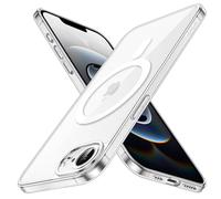 JETech Cover Magnetica Slim per iPhone 17e (2026) / iPhone 16e Compatibile con MagSafe, Protezione Completa per Obiettivo della Fotocamera, Custodia Ultra Sottile Trasparente (Trasparente)