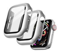 JETech Cover per Apple Watch SE 3/2/1, Series 6/5/4 44mm, Argento