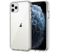 JETech Cover per iPhone 11 Pro Max (2019) 6,5 Pollici, Anti Ingiallimento Custodia Case con Assorbimento degli Urti e Anti-Graffio (Trasparente)