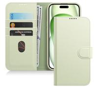 JETech Cover Portafoglio per iPhone 15, Verde