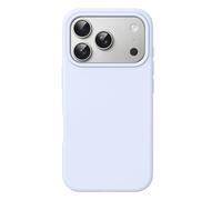JETech Cover Silicone Liquida per iPhone 17 Pro Max 6,9 Pollici, Protezione Completa del Corpo Morbida Come la Seta, Antigraffio e Antiurto per Telefono con Fodera in Microfibra (Azzurro Nebbia)