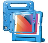 JETech Custodia Bambini per iPad mini 5/4/3/2/1 (7,9 Pollici, 2019/2015/2014/2013/2012) con Pellicola Prottetiva Integrata, Protezione Tablet Cover per Antiurto con Supporto (Blu)
