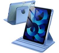 JETech Custodia Girevole per iPad Air 11" M4/M3/M2, Air 5/4, Cielo Blu