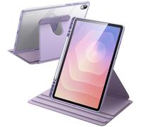 JETech Custodia Girevole per Samsung Galaxy Tab S11, Lavanda | Cover Supporto Rotante 360°, Retro Trasparente, Auto Svegliati/Sonno, S Pen Holder
