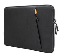 JETech Custodia Laptop per 16 Pollici MacBook Pro (M4 / M3 / M2 / M1, 2019-2024), Impermeabile Custodia Borsa con Tasca, Compatibile con 16 Pollici Notebook (Nero)