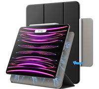 JETech Custodia Magnetica per iPad Pro 12,9" 6/5/4/3, Nero