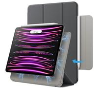 JETech Custodia Magnetica SOLO per iPad Pro 11 Pollici (2022/2021/2020/2018 Modelli), iPad Air 5/4 10,9 Pollici, Supporta 2a Gen Pencil Ricarica, Attaccamento Magnetico (Grigio Siderale)