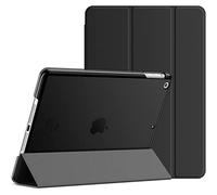 JETech Custodia per iPad Air 1ª Gen, Nero | Cover Retro Traslucido Sottile, Supporto Tri-Pieghevole, Auto Svegliati/Sonno, Antiurto