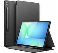 JETech Custodia per Samsung Galaxy Tab S10 FE Plus 13,1", Nero | Supporto Multi-Angolo, S Pen Holder, Cover Protezione Sottile, Auto Svegliati/Sonno