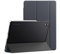 JETech Custodia per Samsung Galaxy Tab S11, Gray | Cover Retro Traslucido Sottile, Supporto Tri-Pieghevole, Auto Svegliati/Sonno, Antiurto
