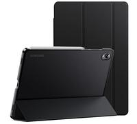 JETech Custodia per Samsung Galaxy Tab S11, Nero | Cover Retro Traslucido Sottile, Supporto Tri-Pieghevole, Auto Svegliati/Sonno, Antiurto