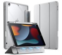 JETech Custodia Staccabile per iPad 9ª/8ª/7ª Gen 10,2", Argento