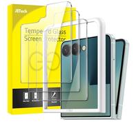 JETech Frontale Pellicola Protettiva per Samsung Galaxy Z Flip 7 2025, Vetro Temperato Film con Strumento di Installazione Facile, Compatibile con Cover, HD Chiaro, Pacco da 3