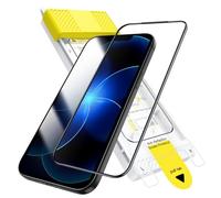 JETech Infinito AR Pellicola Protettiva per iPhone 17e (2026) / iPhone 16e, 9H+ 3D a Copertura Totale Vetro Temperato Antiriflesso, Infrangibile di Grado Militare, Anti-Sbavature, 1 Pezzi