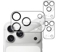 JETech Pellicola Fotocamera per iPhone 17 Pro 6,3 Pollici, 9H Vetro Temperato, Antigraffio, Compatibile con Cover, Non Influisce Sugli Scatti Notturni, HD Chiaro, Pacco da 3 (Trasparente)