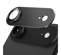 JETech Pellicola Fotocamera per iPhone Air, Copertura Totale 9H Vetro Temperato Anello Cover, Piastra in Metallo Opaco, Compatibile con Cover, Pacco da 1 (Nero)