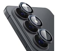 JETech Pellicola Fotocamera per Samsung Galaxy S26 Plus, 9H Vetro Temperato Cover Anello Individuale in Metallo, HD Chiaro, 1 Set (Nero)