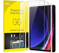 JETech Pellicola Protettiva per Galaxy Tab S10 Lite/S10 FE/S9 FE/S9, 2 Pz | Vetro Temperato 9H, HD Trasparente, Protezione Antigraffio