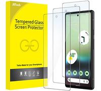 JETech Pellicola Protettiva per Google Pixel 6a, 3 Pezzi | HD Trasparente, Compatibile con Face ID, Vetro Temperato Antigraffio