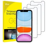 JETech Pellicola Protettiva per iPhone 11 / XR 6,1 Pollici in Vetro Temperato, Pacco da 3