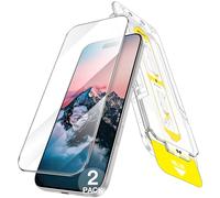 JETech Pellicola Protettiva per iPhone 16 Pro, 2 Pezzi | Kit di Installazione Facile in 10 Secondi, Vetro Temperato 9H, HD Trasparente, Protezione Antigraffio, Compatibile con Cover