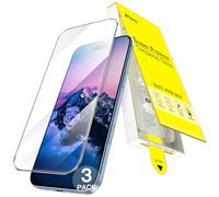 JETech Pellicola Protettiva per iPhone 17 6,3 Pollici, Installazione Facile in un Passo con Allineamento Automatico Scatola Senza Bolle, Vetro Temperato Film 9H, Trasparente HD, 3 Pezzi