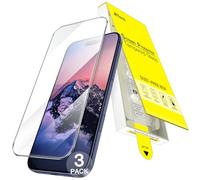 JETech Pellicola Protettiva per iPhone 17 Pro 6,3 Pollici, Installazione Facile in un Passo con Allineamento Automatico Scatola Senza Bolle, Vetro Temperato Film 9H, Trasparente HD, 3 Pezzi