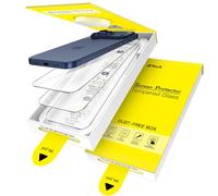 JETech Pellicola Protettiva per iPhone 17 Pro 6,3 Pollici, Installazione Facile in un Passo con Allineamento Automatico Scatola Senza Bolle, Vetro Temperato Film 9H, Trasparente HD, 3 Pezzi