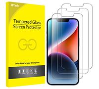 JETech Pellicola Protettiva per iPhone 17e (2026) / iPhone 16e / iPhone 14, Protezione in Vetro Temperato Film, Display da 6,1 Pollici, Pacco da 3