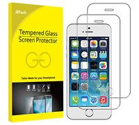 JETech Pellicola Protettiva per iPhone 5s/5c/5/SE 2016(Non per Edizione 2022/2020), Protezione in Vetro Temperato Film, Pacco da 2