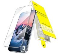 JETech Pellicola Protettiva per iPhone Air, Installazione Facile in un Passo con Allineamento Automatico Scatola Senza Bolle, Vetro Temperato Film 9H, Trasparente HD, 3 Pezzi