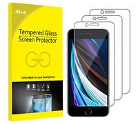 JETech Pellicola Protettiva per iPhone SE 3/2 (modello 2022/2020) 4,7" in Vetro Temperato, Pacco da 3